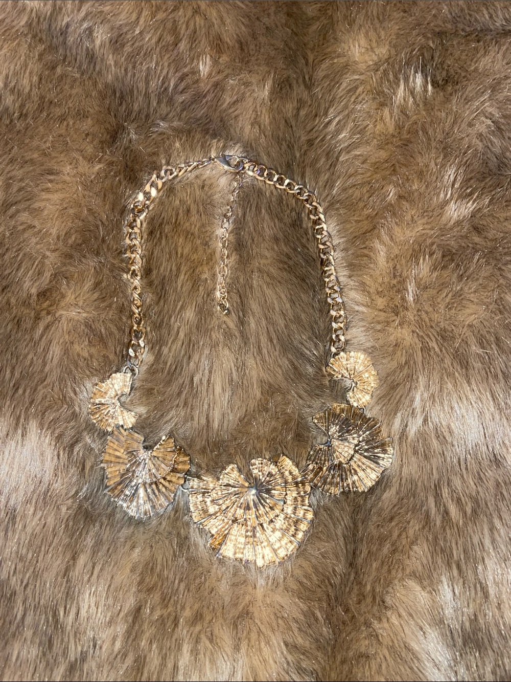 New York & Company Gold Necklace Elegant Coastal Design